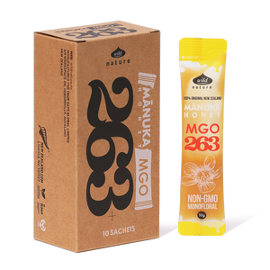 Mānuka Honey MGO263+ 10 Sachets x 10g